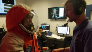 Spacesuit Readiness in Mission Control